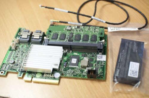 Dell Perc H700 512Mb Sas  Raid Controller For Raid 5, 6,10, 50, 60 K883J+Battery