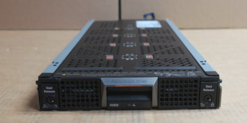 Dell Poweredge Fd332 16X 2.5" Sas/Sata Hdd Bay Storage Array Node For Fx2/Fx2S