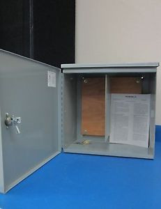 Gaylord 16x16x10 Keyed Painted Metal Enclosure Model 15137 - Never Mounted