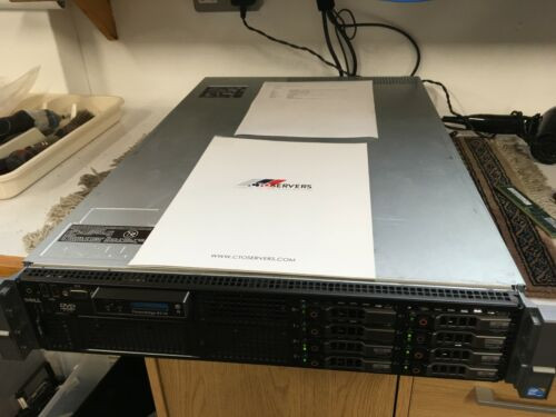 Dell Poweredge R710 Server Dual Xeon X5675 3Ghz 48Gb Ram 4X 600Gb 2.5" Sff H700