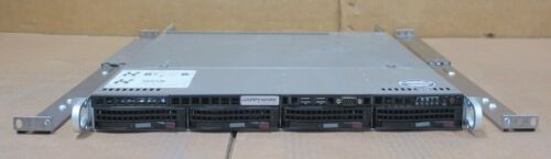 Supermicro Cse-813M Quad-Core E5-1620V3 32Gb Ram 3X 1Tb + 1X 300Gb Hdd 1U Server