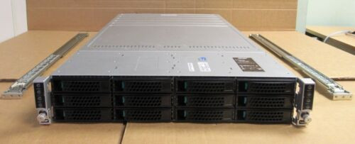 Intel H2312Jfkr 4 Node Servers Cto E5-26Xx V1 V2 No Cpu/Mem 2U Rack Mount Server