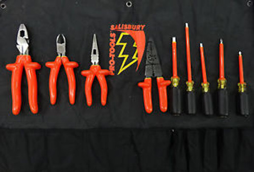 SALISBURY PRO-TOOLS 9-PIECE TK9 ELECTRICIANS INSULATED ELECTRICAL TOOL SET -