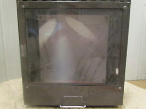 24x24x10 Single Door Steel Electrical Enclosure Box Wall Mount w/Window