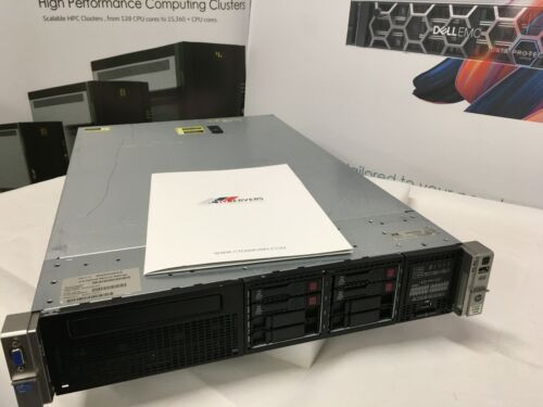 Hp Proliant Dl380P Gen8 Server Dual E5-2650 V2 16 Cores 128Gb Ram 4X900 Esxi 7