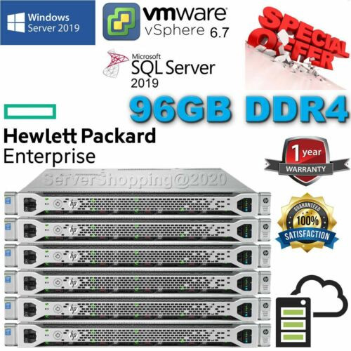 Hp Proliant Dl360 Gen9 G9 2X 12-Core E5-2690V3 2.60Ghz 96Gb Ddr4 4X3Tb Sas 7.2K