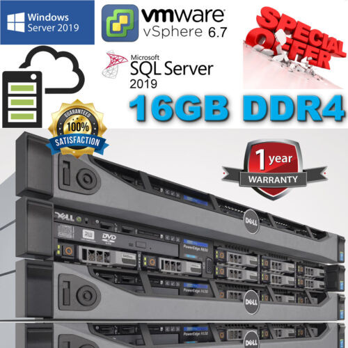 Dell Poweredge R630 2X E5-2680V3 2.50Ghz 24-Core 16Gb Ddr4 H730 1Gb Nv 1.2Tb Sas