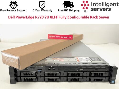 Dell Poweredge R720 2U 8Lff Fully Configurable Rack Server - Vdfwh