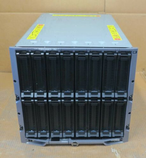 Dell Poweredge M1000E V1.1 16-Slot Blade Server Chassis Enclosure 6X Psu 1X Cmc