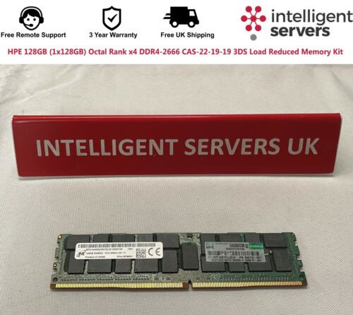 815102-B21 - Hpe 128Gb (1X128Gb) Octal Rank Ddr4-2666 Cas-22-19-19 3Ds Lr Memory