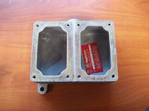 Appleton EFD275-NL-Q Unilet Pilotlight Duplex 2gang Explosion Proof Box