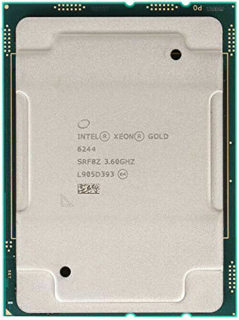 Intel Xeon Gold 6244 Prozessoren 3.6 Ghz Cpu 24.75M 8 Cores Fclga3647 Srf8Z 14Nm