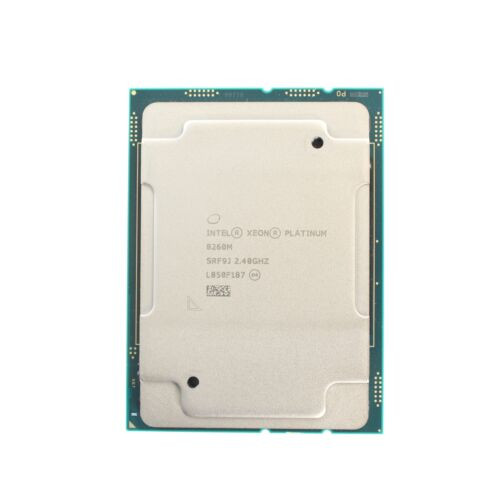 Intel Xeon Platinum 8260M Cpu Processor 24 Core 2.4Ghz 35.75Mb Cache 165W Srf9J