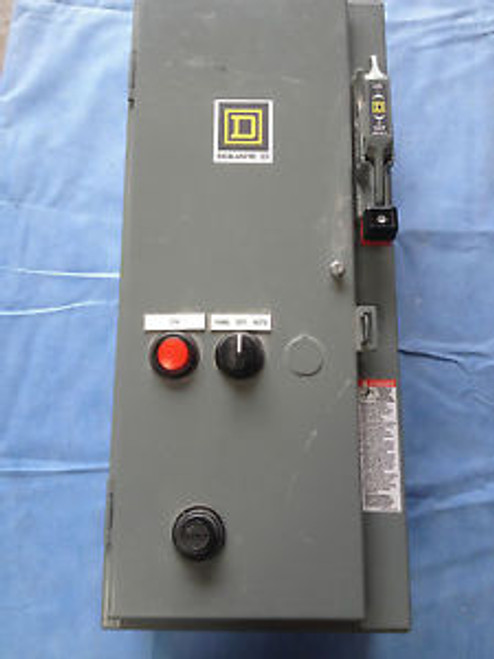 SQUARE D 8538SBG33V01H308S COMBINATION SWITCH STARTER 120-575V 30A