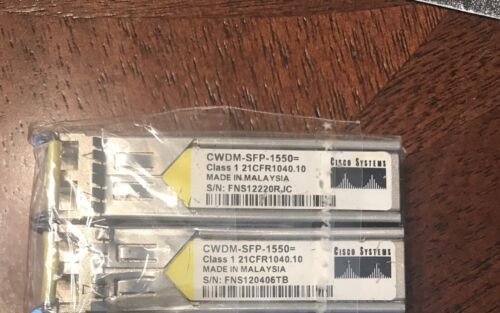 Original Genuine Cisco Cwdm-Sfp-1550 Used In Stock.