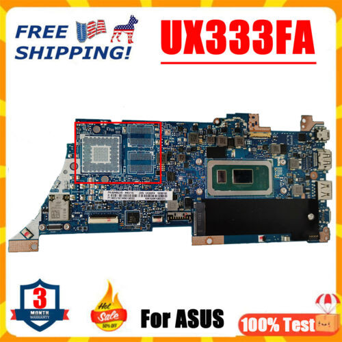 Ux333F Ux333Fa Ux333Fn Motherboard For Asus W/ I3 I5 I7 Cpu 8G 16G Mainboard
