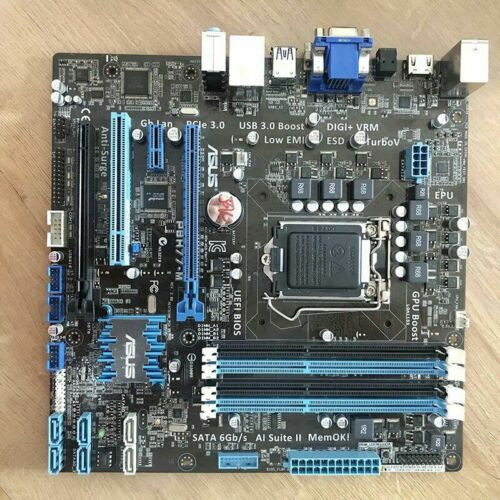 For Asus P8H77-M System Board Lga1155 Ddr3 32G Hdmi Dvi-D Vga U-Atx Motherboard