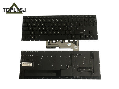 New Hp 16-C0001Dx 16-C0002Dx 16-C0011Dx 16-C0000 Colorful Backlit Keyboard Black