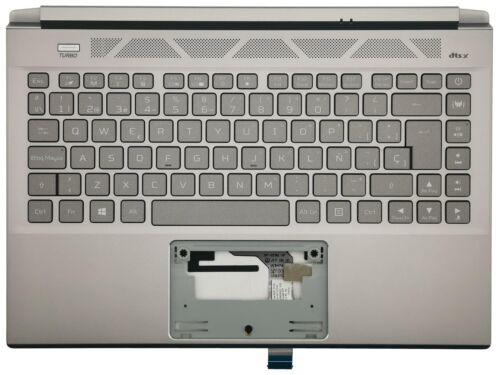 Acer Predator Triton Pt314-51S Palmrest Cover Keyboard Spanish Silver Backlit