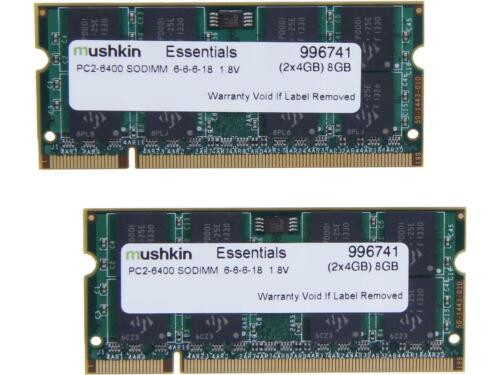 Mushkin Enhanced Essentials 8Gb (2 X 4Gb) 200-Pin Ddr2 So-Dimm Ddr2 800 - 996741