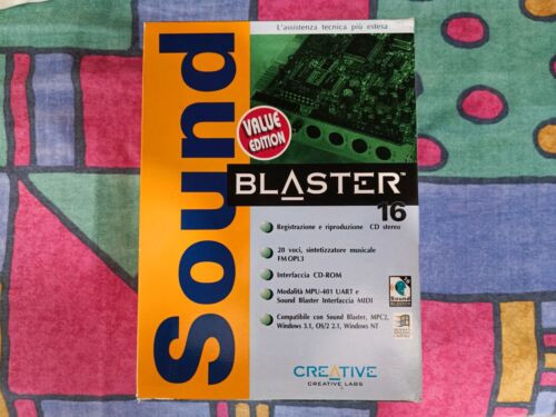 Creative Sound Blaster 16 Value Edition Isa [Working][Box]-