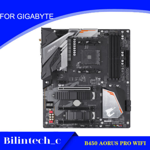 For Gigabyte B450 Aorus Pro Wifi Motherboard Dvi+Hdmi Amd Am4 B450 64Gb