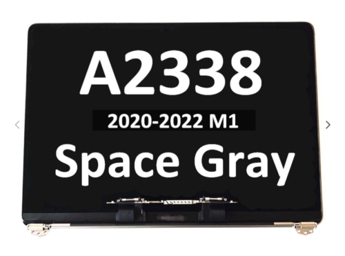 2020 2021 Macbook Pro 13" Lcd Retina Display Screen Assembly A2338 Space Gray