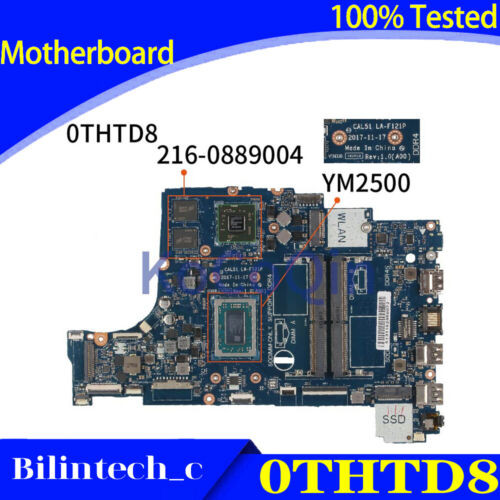 For Dell Inspiron 5575 Ym2500 Motherboard La-F151P Thtd8 0Thtd8 216-0889004 Ddr4