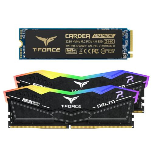 Teamgroup T-Force Delta Rgb Ddr5 32Gb Kit 2X16Gb 5600Mhz Desktop Memory Black Ff-