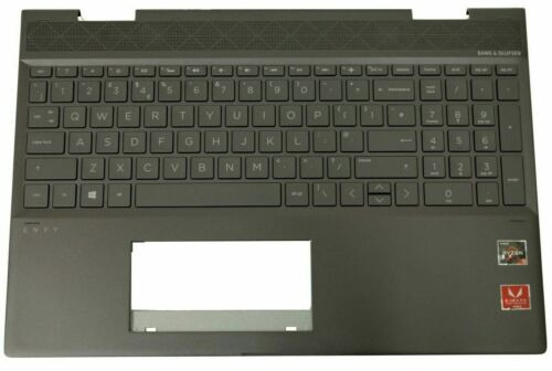 Genuine Hp Envy 15-Cp Palmrest Cover Keyboard Uk Black L32763-031