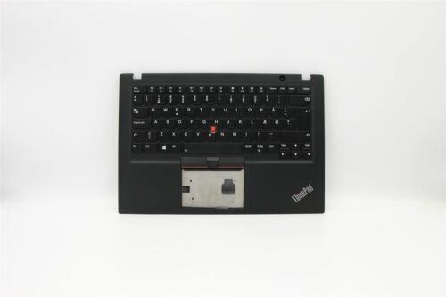 Lenovo Thinkpad T495S Palmrest Touchpad Cover Keyboard Danish Black-