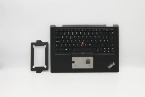 Genuine Lenovo Yoga X390 Palmrest Keyboard Cover Danish Black 02Hl513 02Hl512