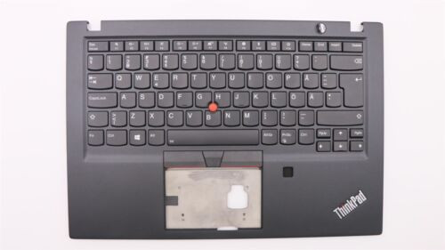 Lenovo Thinkpad T490S Keyboard Handrests Swedish Finnish Top Cover Black-