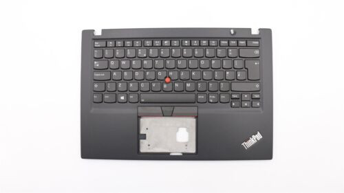 Lenovo Thinkpad T490S Keyboard Palmrest Top Cover Uk Black Backlit 02Hm235