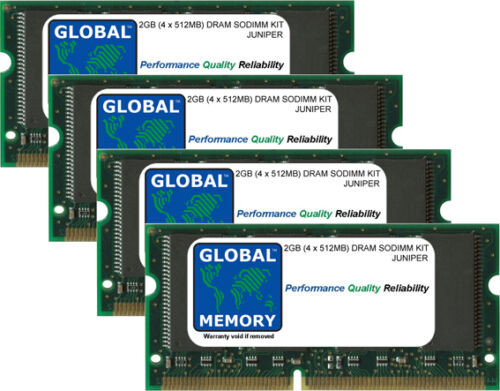2Gb 4X512Mb Dram Sodimm Juniper Srp5/10, Erx-700/710/1410/1440 (-