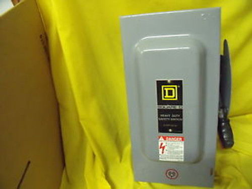 #723  Square D Disconnect H362N  Fusible NEMA 1 60 AMP 600 Volt