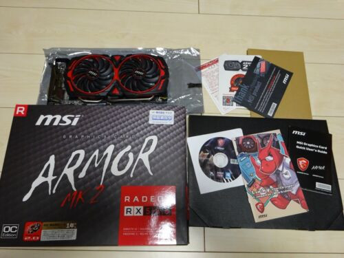 Msi Radeon Rx 580 Armor Mk2 8G Oc Graphic Board Video Card From Japan