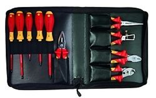 WIHA,32891, INSULATED TOOL KIT PLIERS,CUTTERS,SCREWDRIVERS