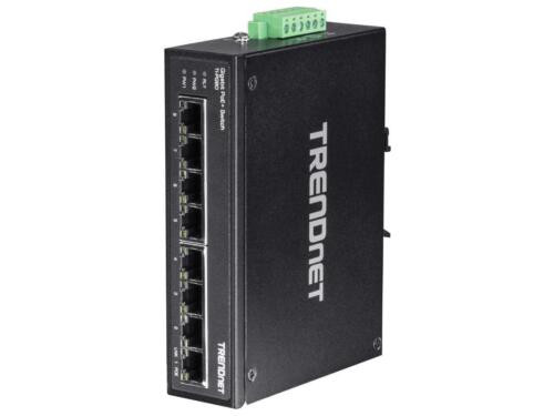 Trendnet 8-Port Hardened Industrial Gigabit Poe+ Din-Rail Switch Limited