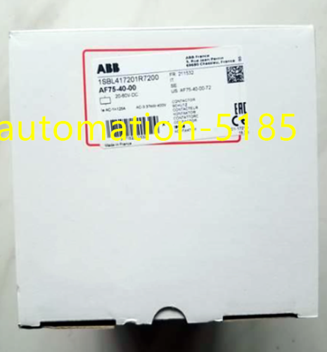 1Pcs Abb Contactor Af75-40-00 20-60Vdc New Fedex Or Dhl