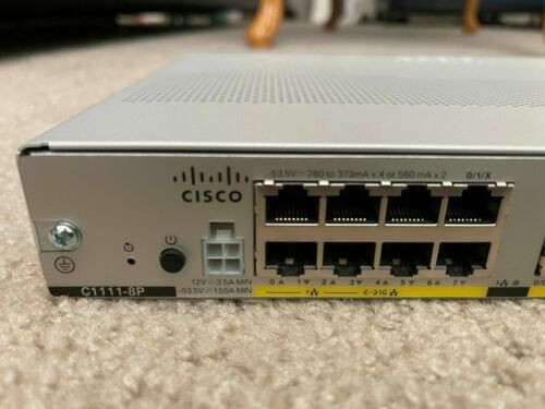 Cisco Systems  Isr C1111-8P Router Integrated Services Router