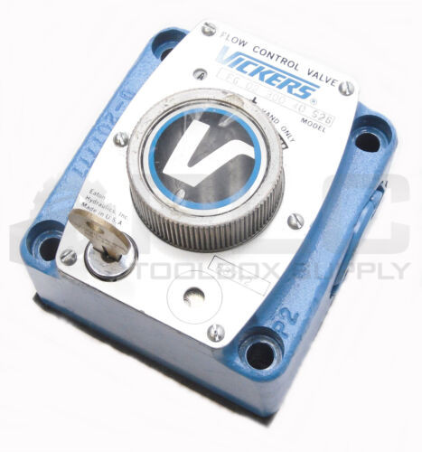 New Vickers Fg 02 300 40 S26 Flow Control Valve W/ Key Fg0230040S26 83742