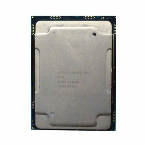 Sr37K Intel Xeon Processor Gold 6150 2.7Ghz 24.75M 18 Core 165W Cpu