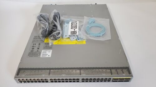 Cisco Nexus N9K-C9372Tx 48 Port 1/10Gbase-T 6 Qsfp 40G B-F Air Network Switch