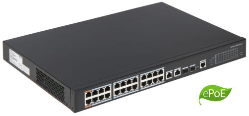 Dahua Oem Pfs2226-24Et-360 24-Port Management Epoe Switch Poe/Poe+/Hi-Poe