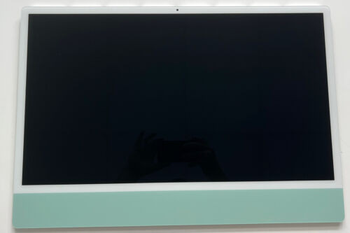 Apple 2021 Imac 24" M1 A2438 A2439 Lcd Display Green / Green Pulled-