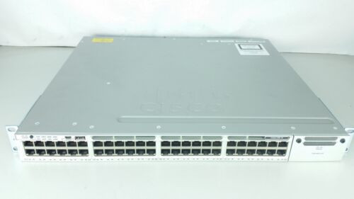 Cisco Ws-C3850-48T-L V05 48 Port Gigabit Poe W/ 3X Ipucbbubaa & 2X Pwr-C1-350Wac