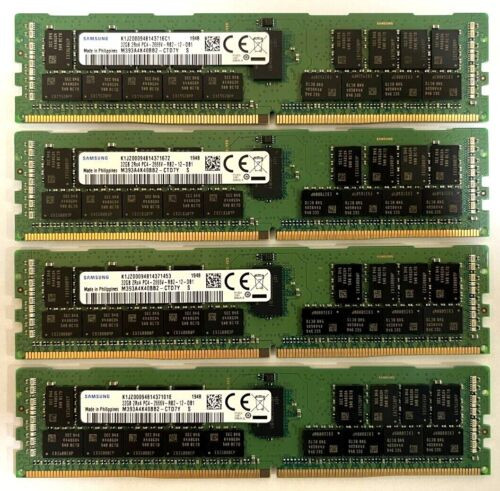 Samsung 128Gb 2666Mhz Ddr4 Ram Pc4-2666V 1.2V Reg Ecc Server Memory Dell Hpe