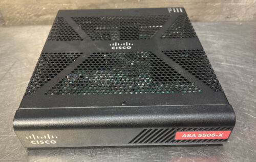 Cisco Asa 5506-X Asa5506 V07  8-Port Network Security Firewall Appliance. Used