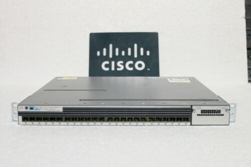 Cisco Catalyst 3750X Ws-C3750X-24S-S 24-Port Gbe Sfp Ipbase Managed Switch